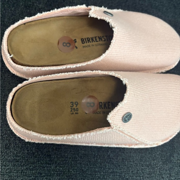 Birkenstock Unisex Zermatt Premium Tex Textile Soft Pink Sandals - Picture 7 of 7
